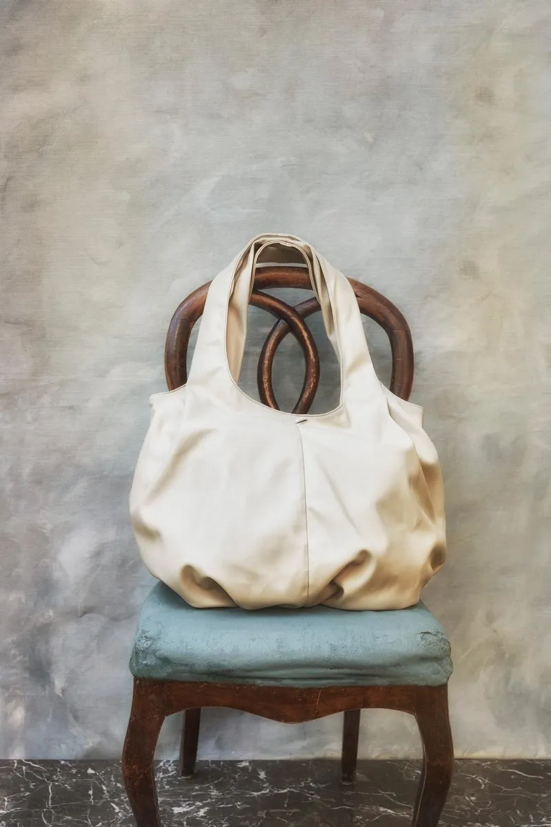 Elodie Soft Draped Tote Luiertas - Pure Khaki