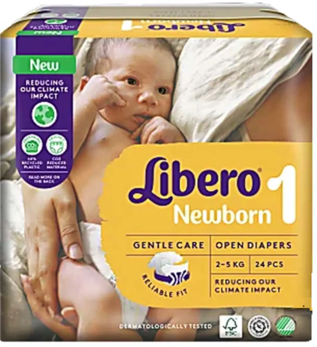Libero Newborn 1 Luier - One size - 24 Stuks