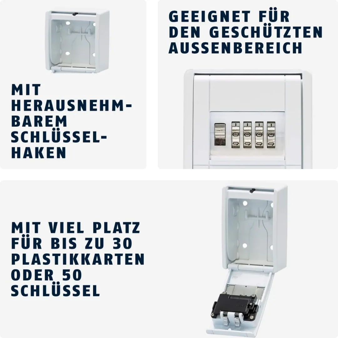 ABUS KeyGarage 787 Wandsleutelkast - Wit