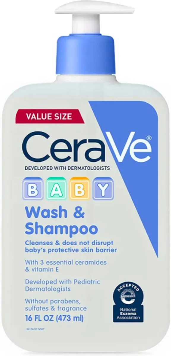 CeraVe Baby Wash & Shampoo 473ml
