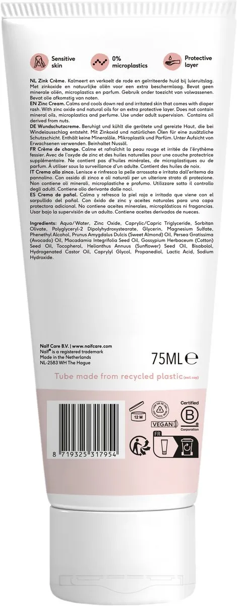 Naïf Baby Zinkcrème 75ml