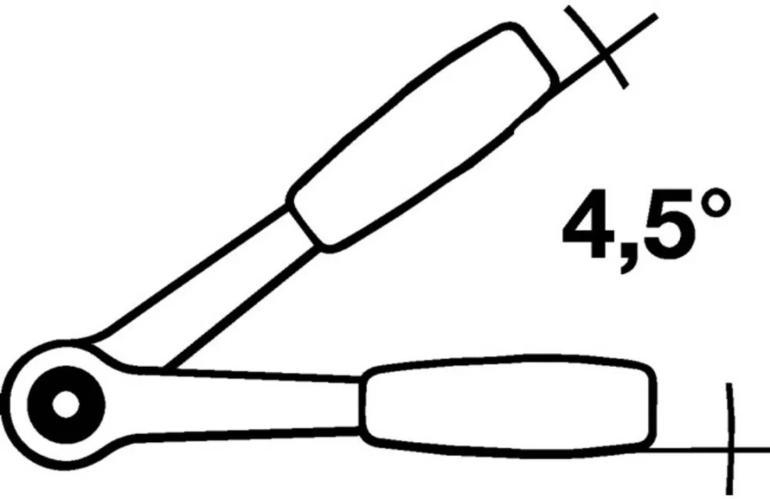 Wera 416 RA Schroevendraaier T-greep 45mm - 1/4" - Ratelfunctie