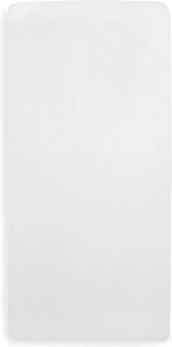 Jollein Baby Hoeslaken Wieg Jersey Wit - 50x90cm
