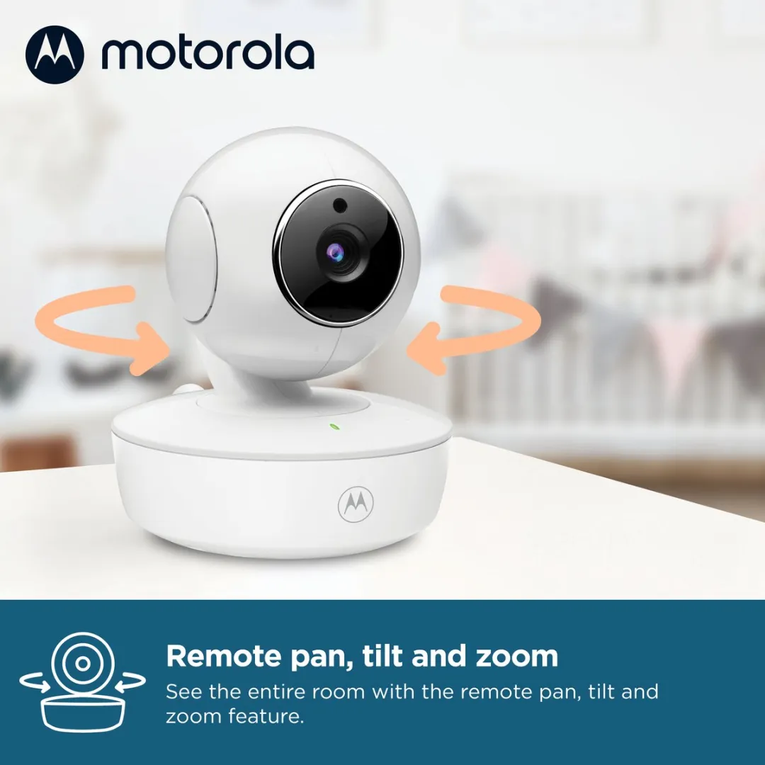 Motorola Nursery VM55 Babyfoon met Camera - 5 inch Wit