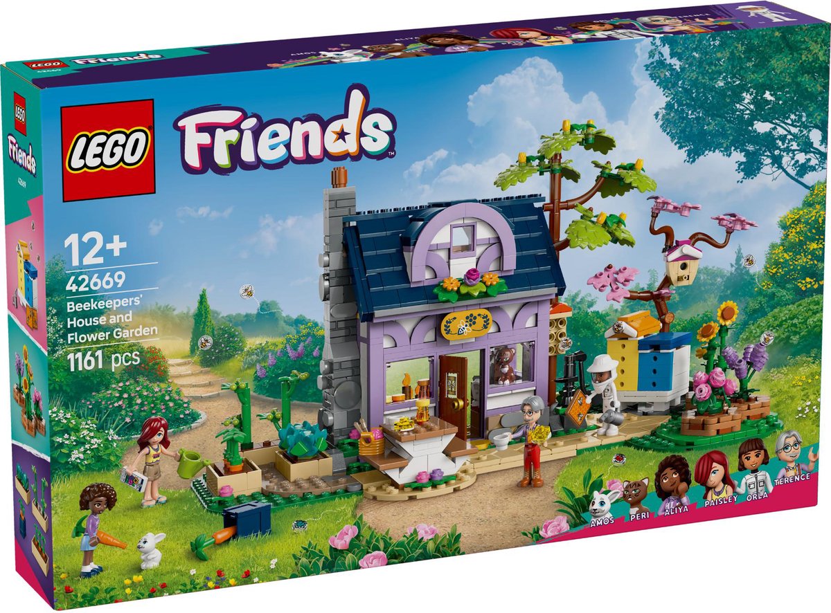 LEGO Friends Imkershuis en bloementuin - 42669