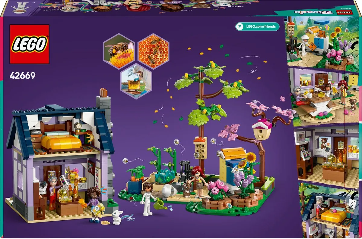 LEGO Friends Imkershuis en Bloementuin 42669 - 1161 Stukken
