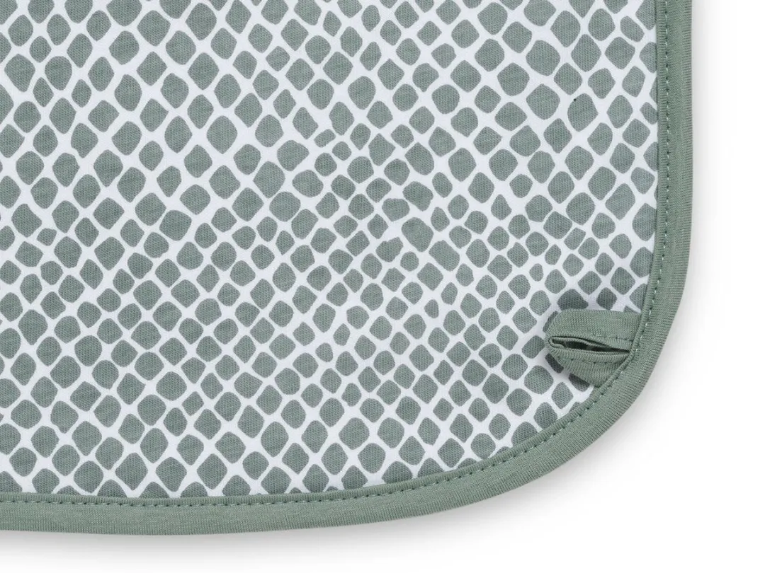 Jollein Baby Deken Jersey Wieg 75x100cm Snake - Ash Green