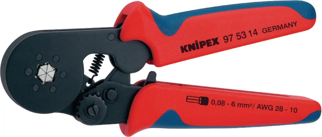 Knipex 975314 Zelfinstellende Krimptang 180mm - Blauw