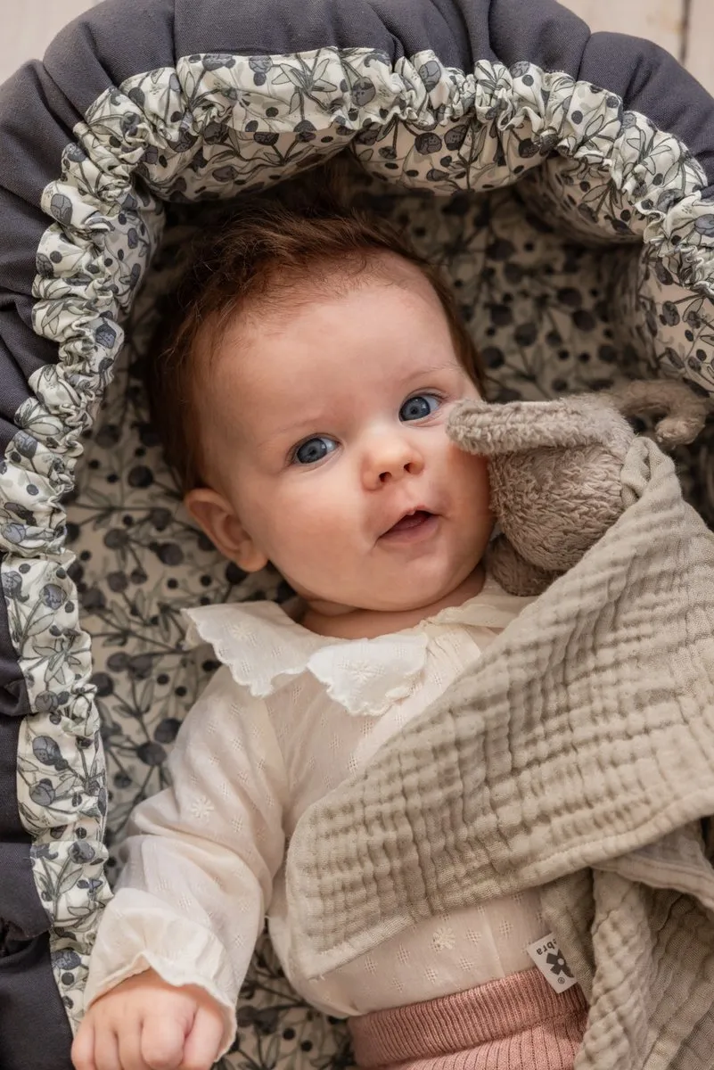 Sebra Babynest 3-in-1 - Blauw/Olive