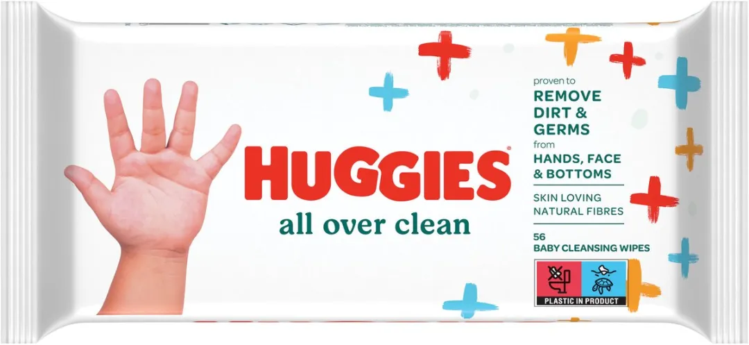 Huggies Billendoekjes All Over Clean 56 Stuks