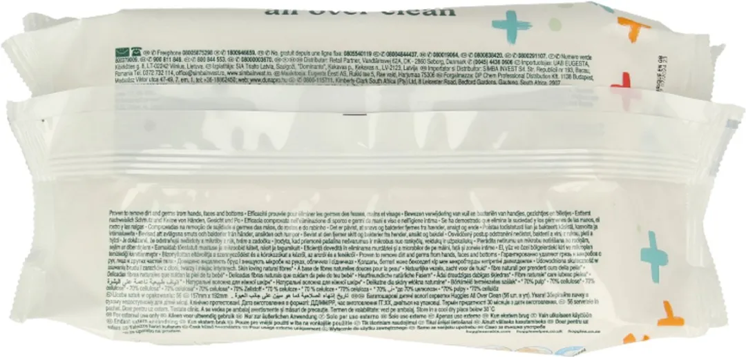 Huggies Billendoekjes All Over Clean 56 Stuks
