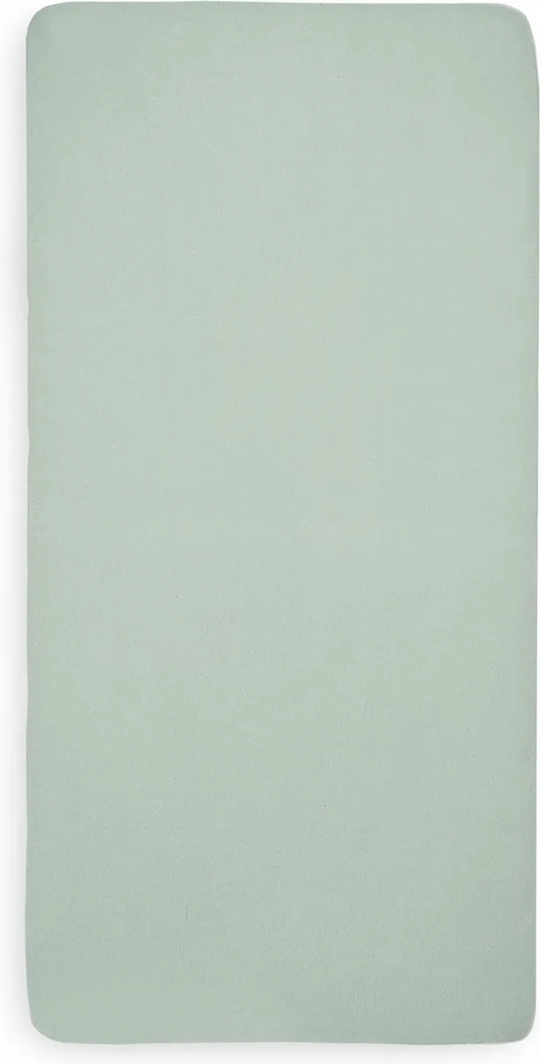 Jollein Baby Hoeslaken Ledikant Jersey Ash Green - 2 Stuks