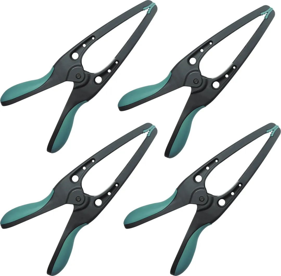 Wolfcraft 4 Spitsveerklemmen PRO 70mm