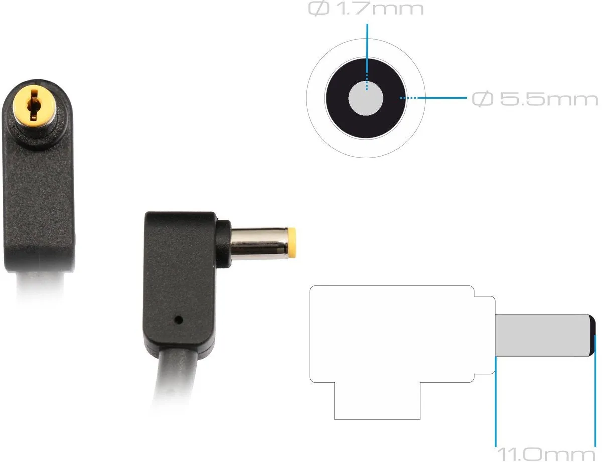 Acer KP.06503.023 Oplader 65W - Zwart