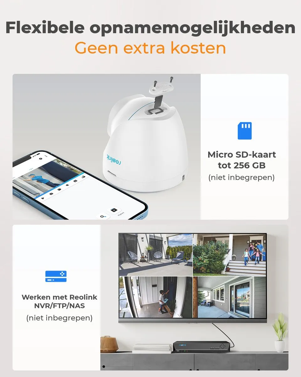 Reolink RLC-820A 4K PoE Beveiligingscamera - Zwart