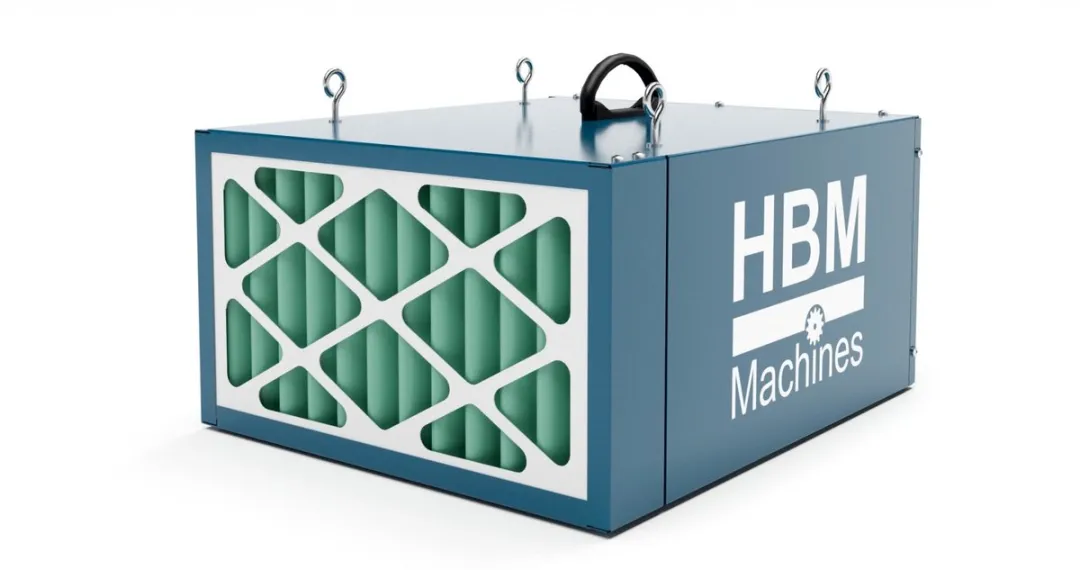HBM Luchtfiltersysteem 100W - Boorhamer