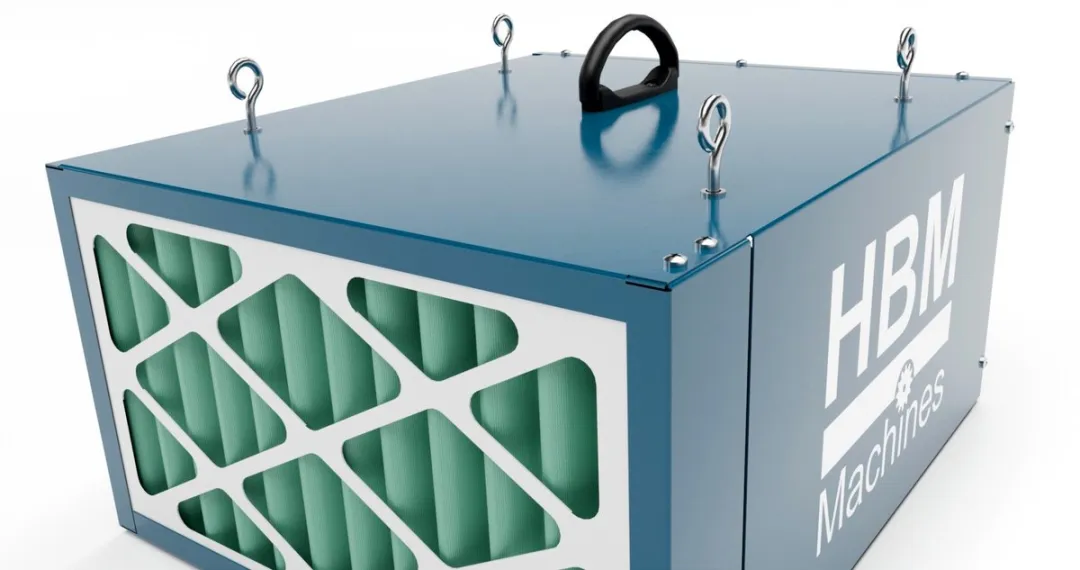 HBM Luchtfiltersysteem 100W - Boorhamer