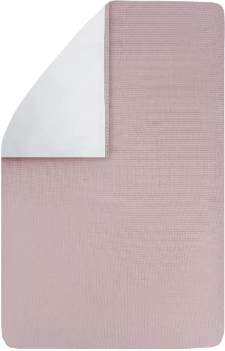 BINK Bedding Dekbedovertrek Wafel Oudroze 135x100cm