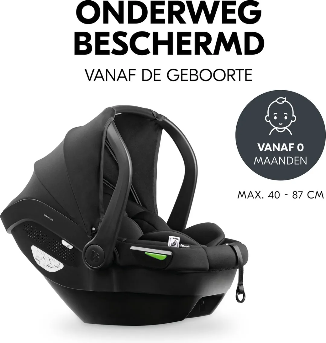 Hauck Drive N Care Black Autostoel