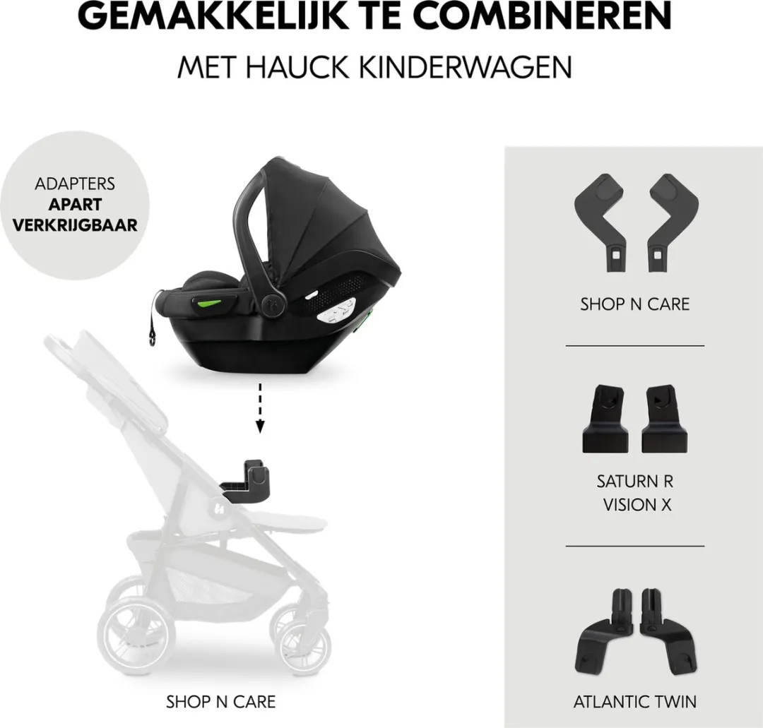 Hauck Drive N Care Black Autostoel