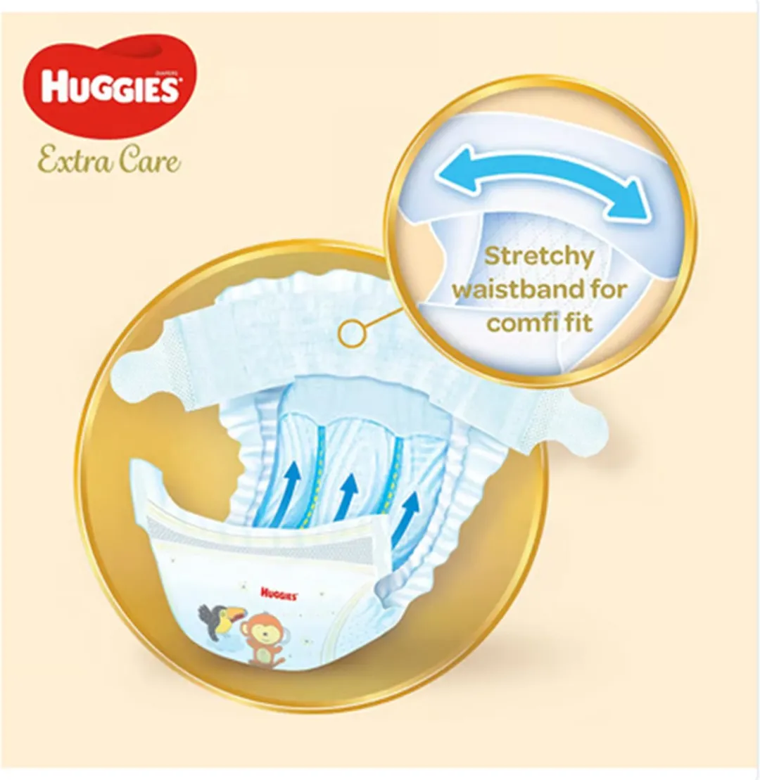 Huggies Extra Care Maat 4 Luiers & Luierbroekjes - 68 Stuks