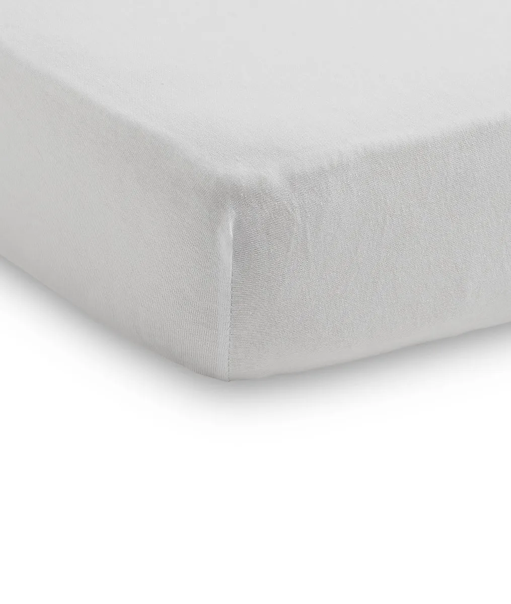 Jollein Baby Hoeslaken Wieg Jersey 40x80/90cm - Wit