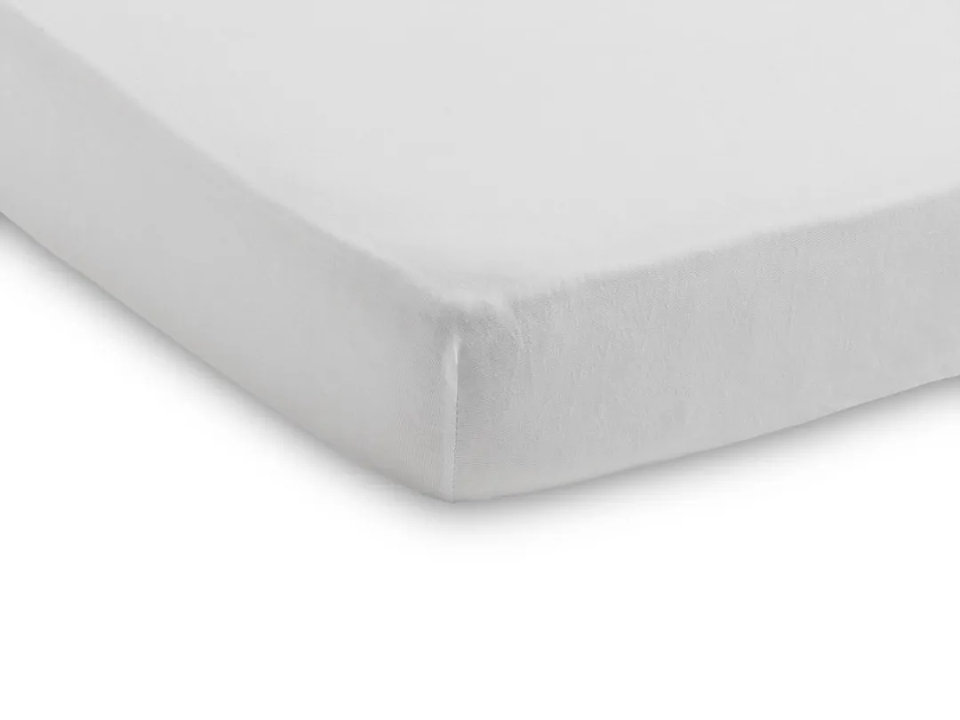 Jollein Baby Hoeslaken Wieg Jersey 40x80/90cm - Wit