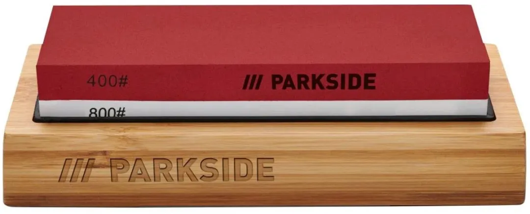 PARKSIDE 2-in-1 Slijpsteen 400/800 - Hoekhulp