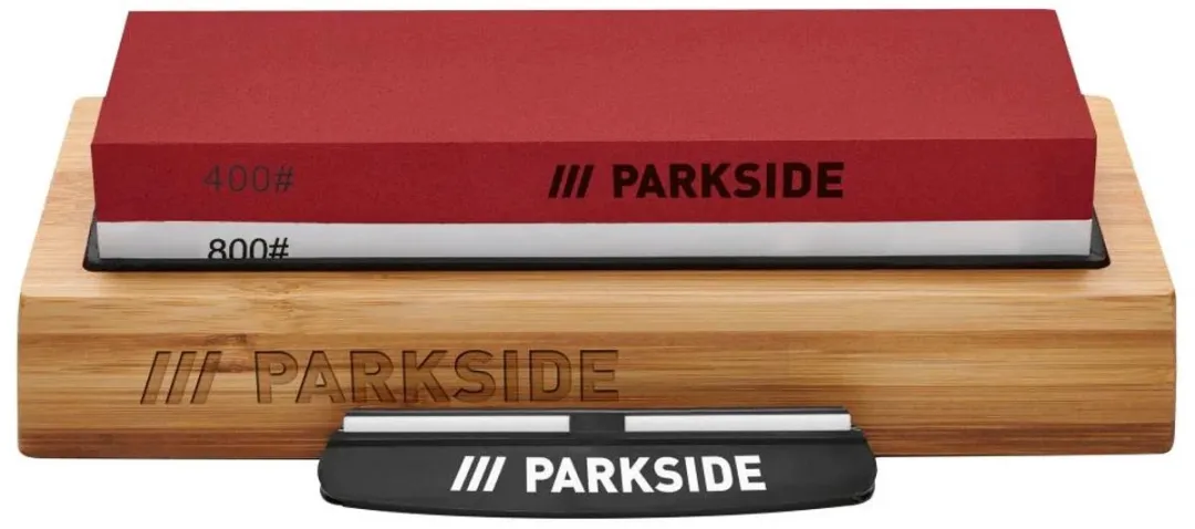 PARKSIDE 2-in-1 Slijpsteen 400/800 - Hoekhulp