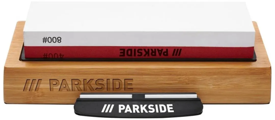 PARKSIDE 2-in-1 Slijpsteen 400/800 - Hoekhulp