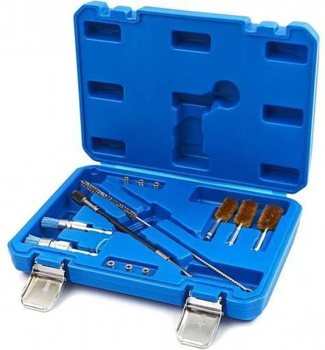 HBM Verstuiver en Schacht Zitting Reiniging Set - Blauw