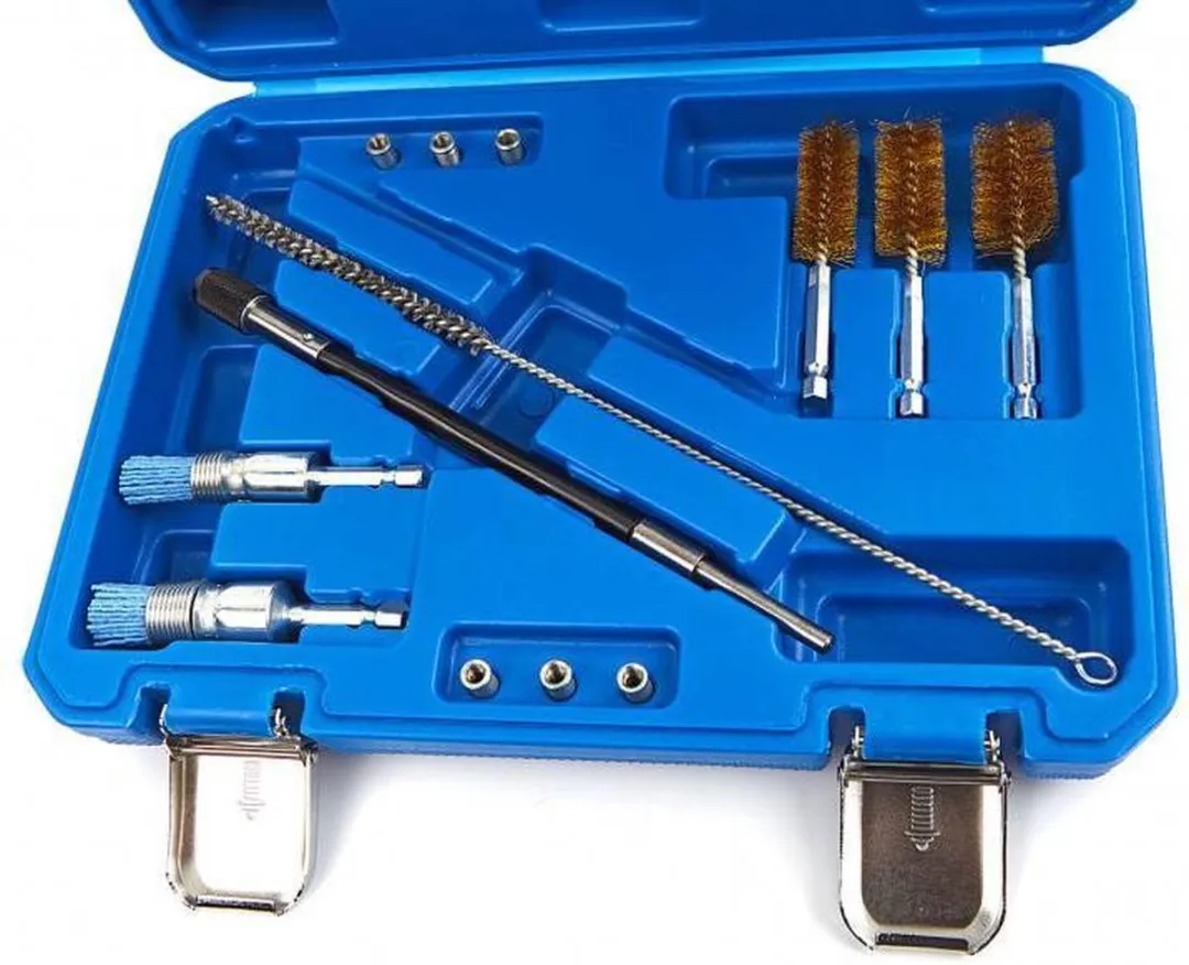 HBM Verstuiver en Schacht Zitting Reiniging Set - Blauw
