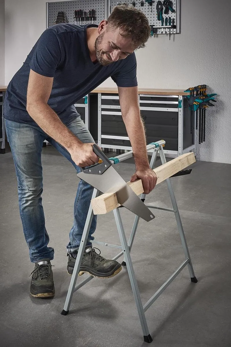 Wolfcraft Zaagbok Schraag 6905000 - Grijs