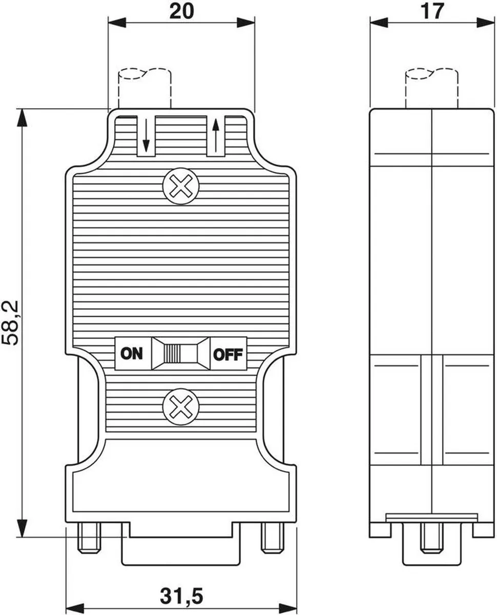 Phoenix Contact SUBCON-PLUS-CAN/AX 2306566 D-sub Stekker 9-polig - 180°