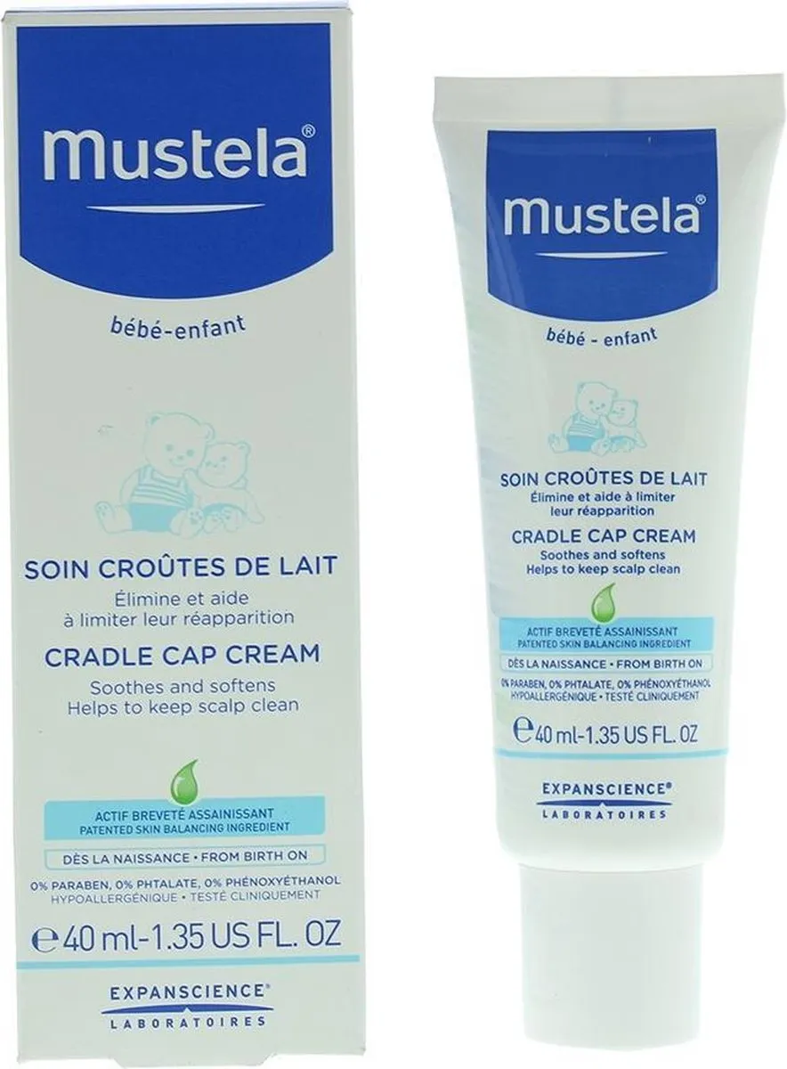 Mustela Bébé Crème tegen Melkschurft 40ml