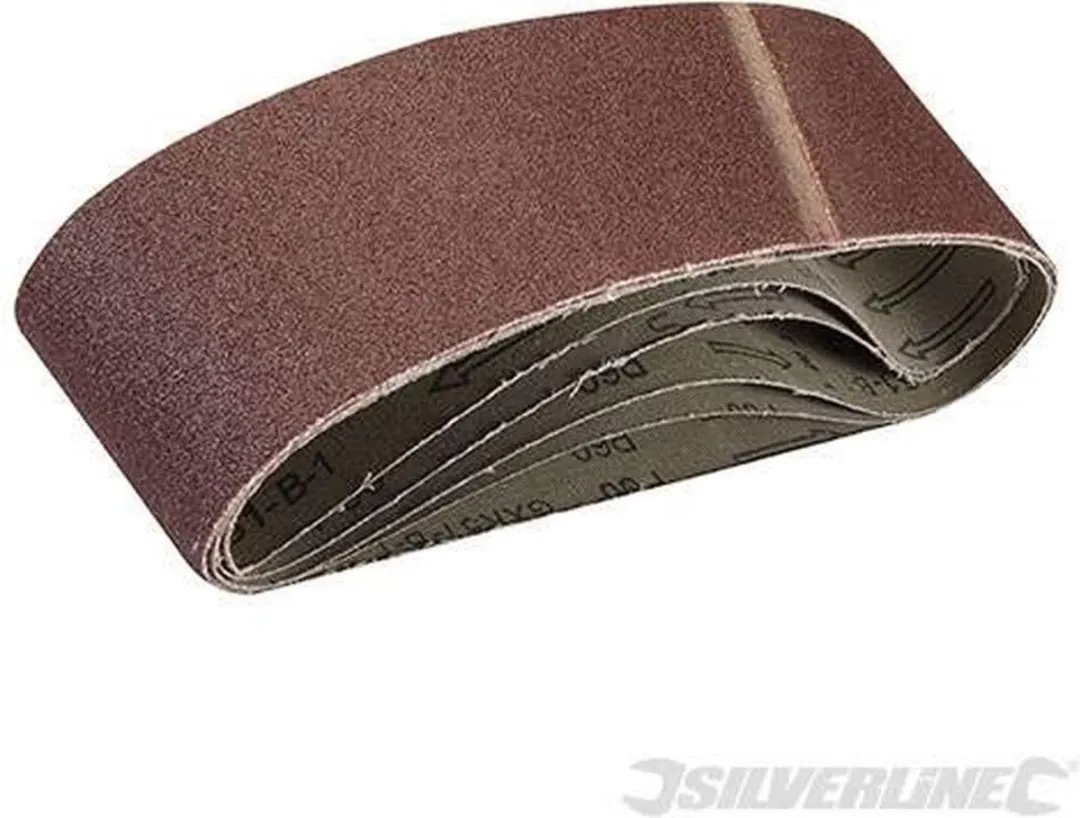 Silverline 310680 Schuurbandenset 5-delig - 75x533mm