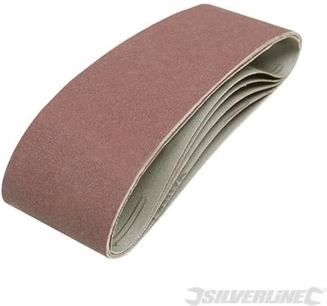 Silverline 310680 Schuurbandenset 5-delig - 75x533mm - afbeelding 6 van 6