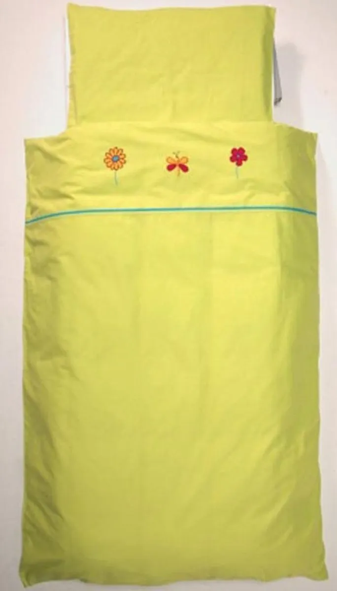 Jollein Butterflies Laken en Sloop 75x100cm
