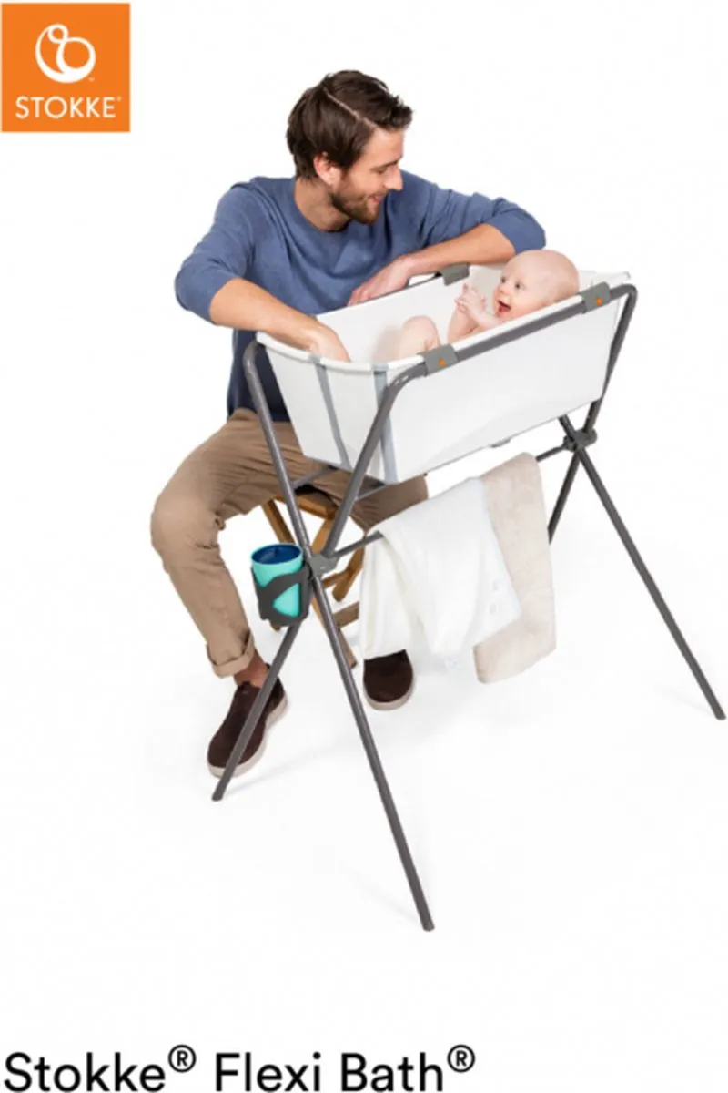 Stokke Flexi Bath Wit - Bad met pasgeborenensteun