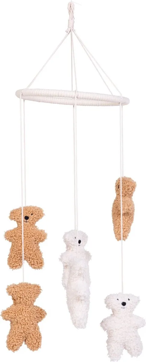 Childhome Teddy Collection Babymobiel - Beige/Wit