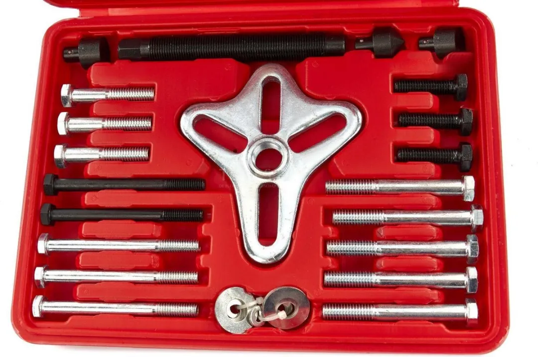 HBM 46-delige Vliegwieltrekker Set - met lamp