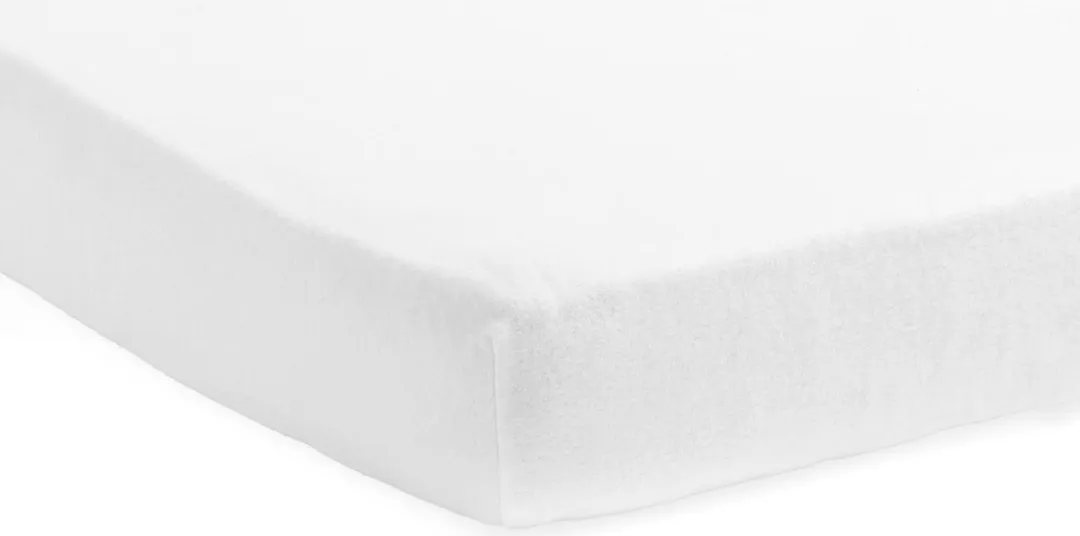 Jollein Hoeslaken Molton Ledikant 60x120cm - Wit