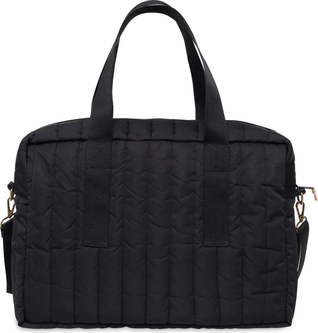 Jollein Baby Luiertas Puffed Moos - Zwart