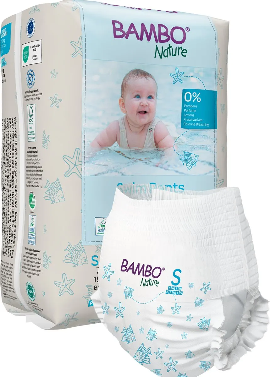 BAMBO Nature Zwemluierbroekjes Small 7-12kg