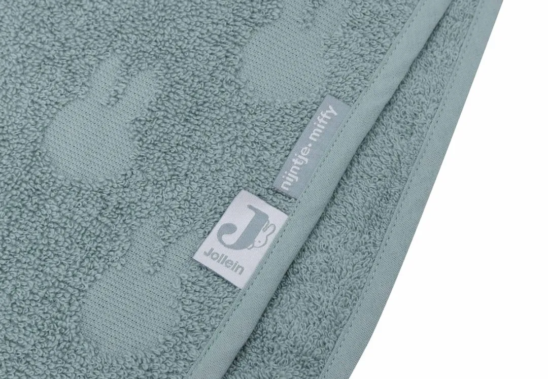 Jollein x Nijntje Badponcho Badstof Kind 2-3 jaar - Sea Green