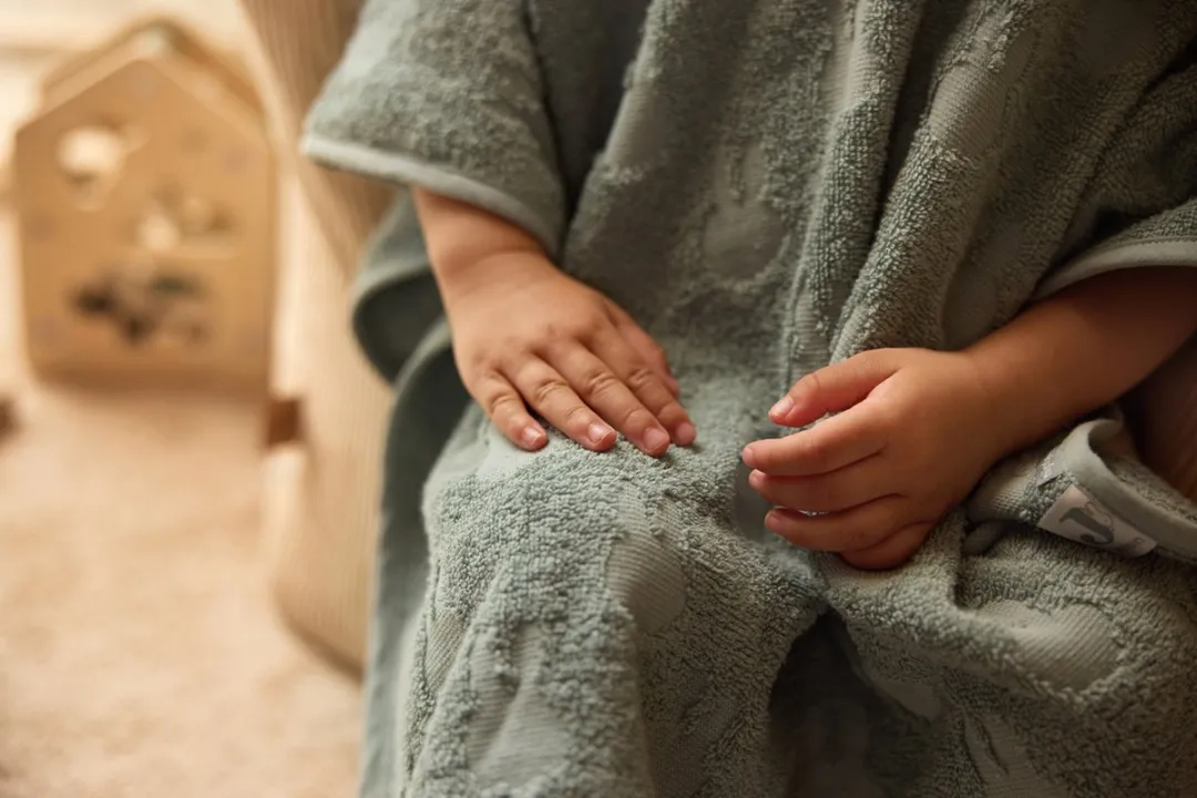 Jollein x Nijntje Badponcho Badstof Kind 2-3 jaar - Sea Green