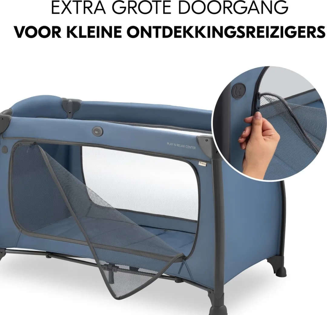 Hauck Play N Relax Center Campingbedje - Dark Blue - afbeelding 6 van 6