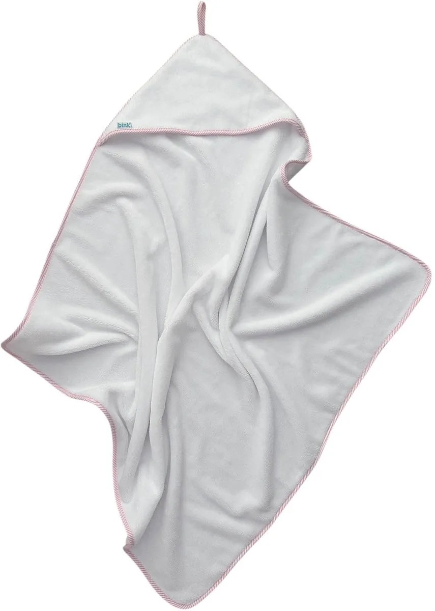 BINK Bedding Badcape Stripe Roze 75x75cm