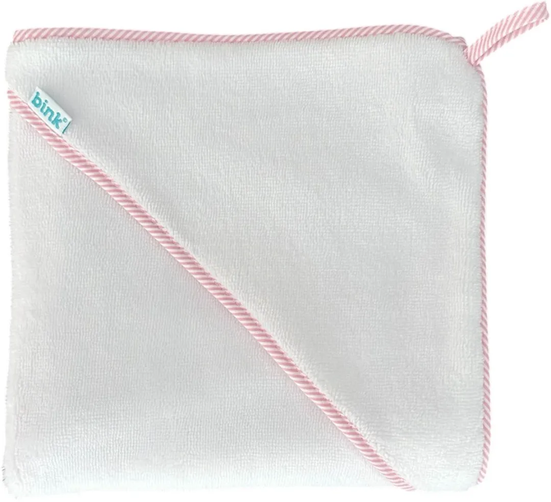BINK Bedding Badcape Stripe Roze 75x75cm