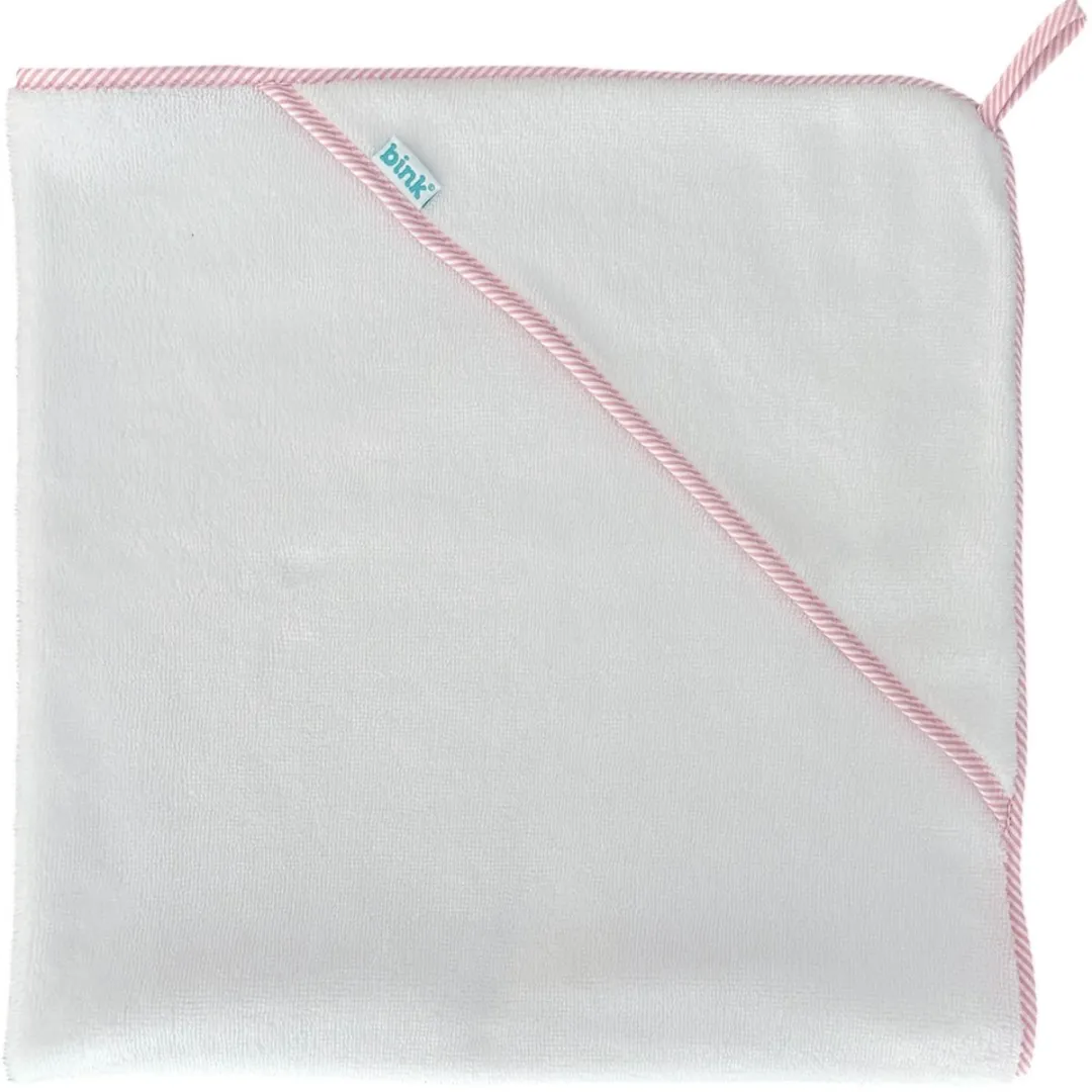 BINK Bedding Badcape Stripe Roze 75x75cm